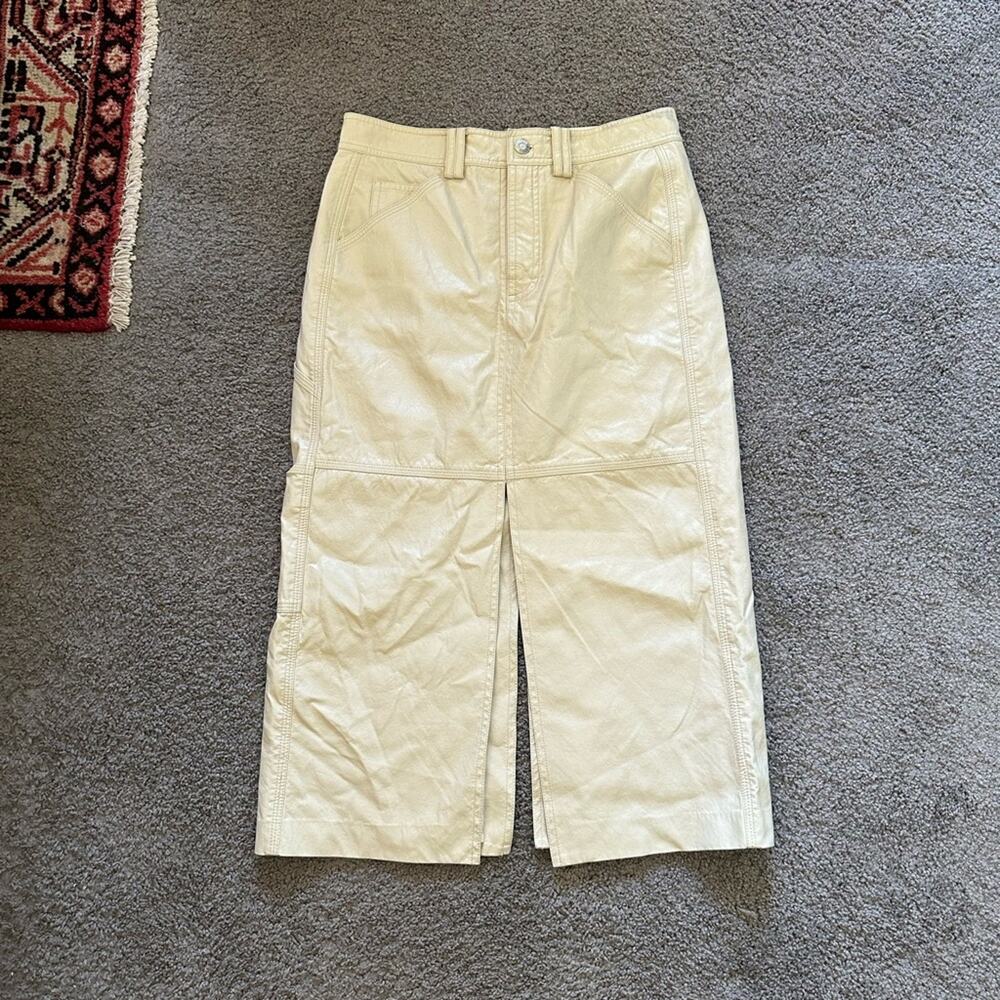 ALC Faux Leather Alden Skirt